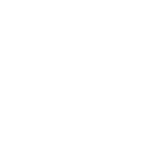 Schwarz-weißes Pixel-Grafik-Symbol in Form eines stilisierten Gesichts oder Geistes.